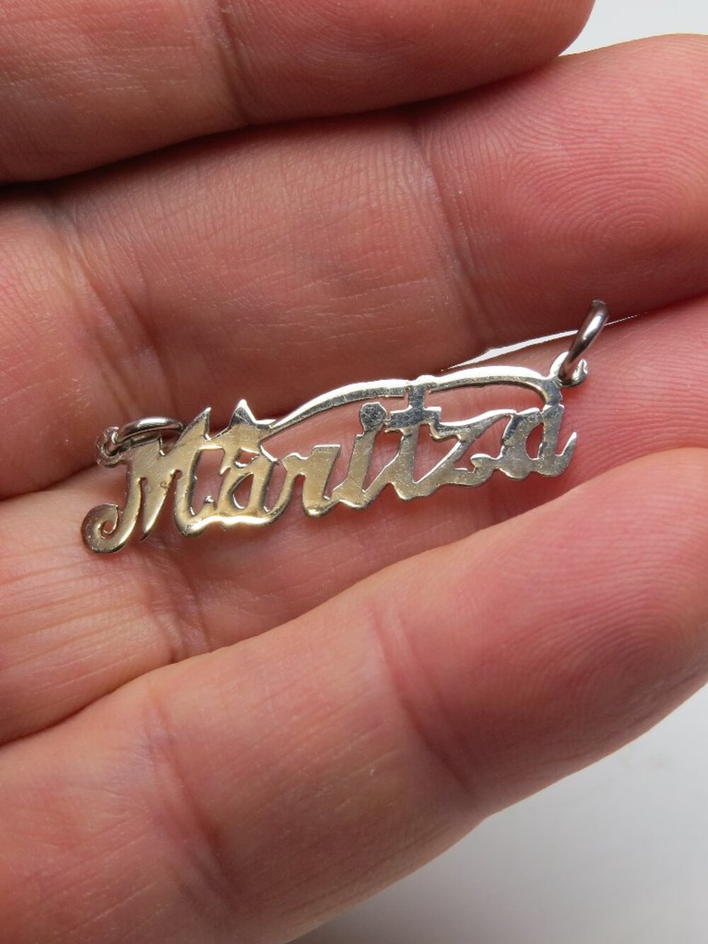 14k MARITZA Nameplate